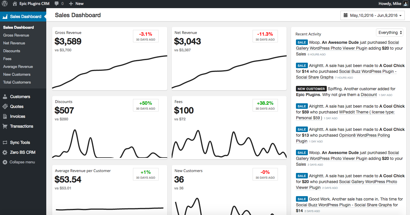 Zero BS CRM gallery image