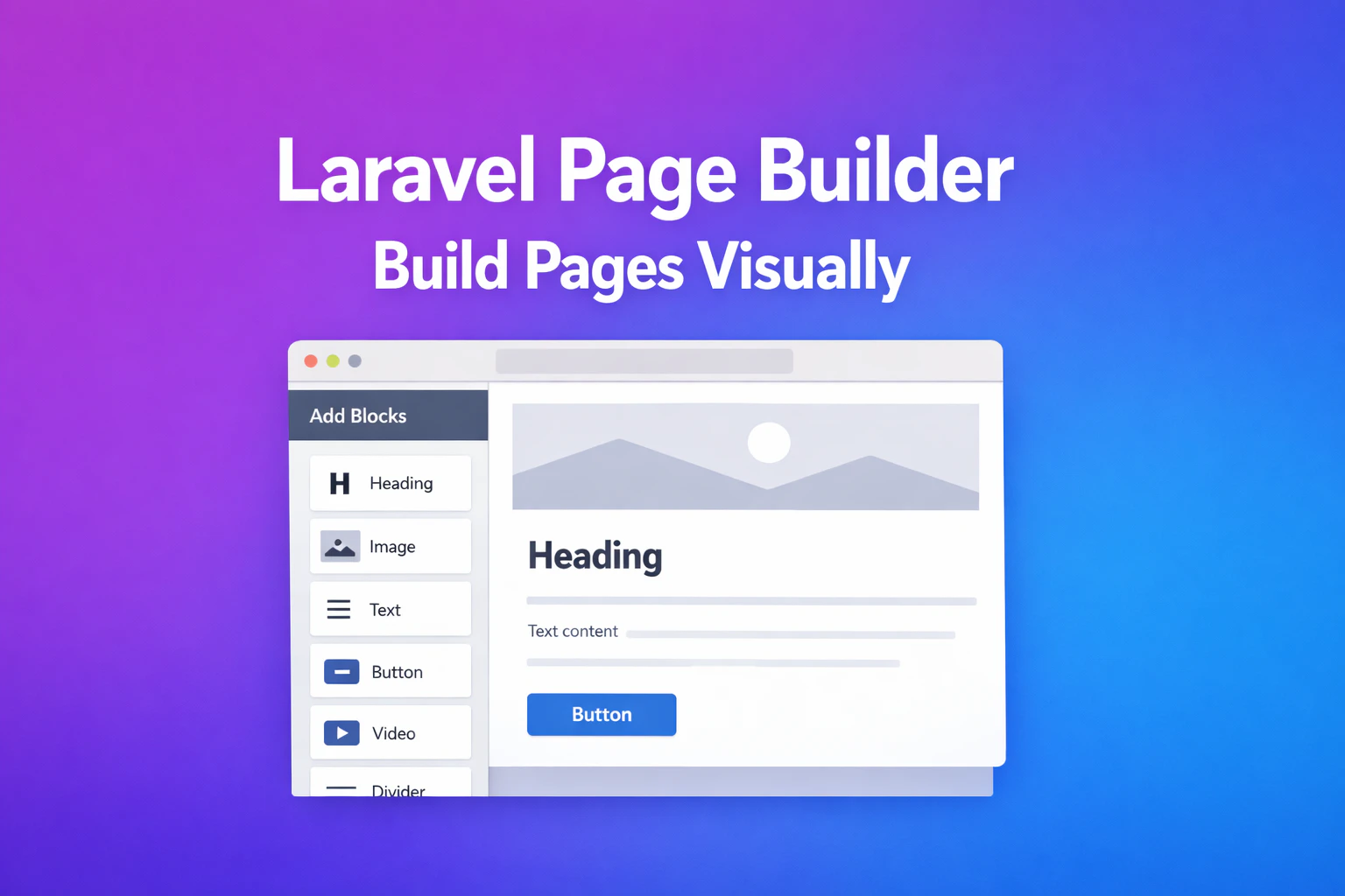 Laravel Page Builder