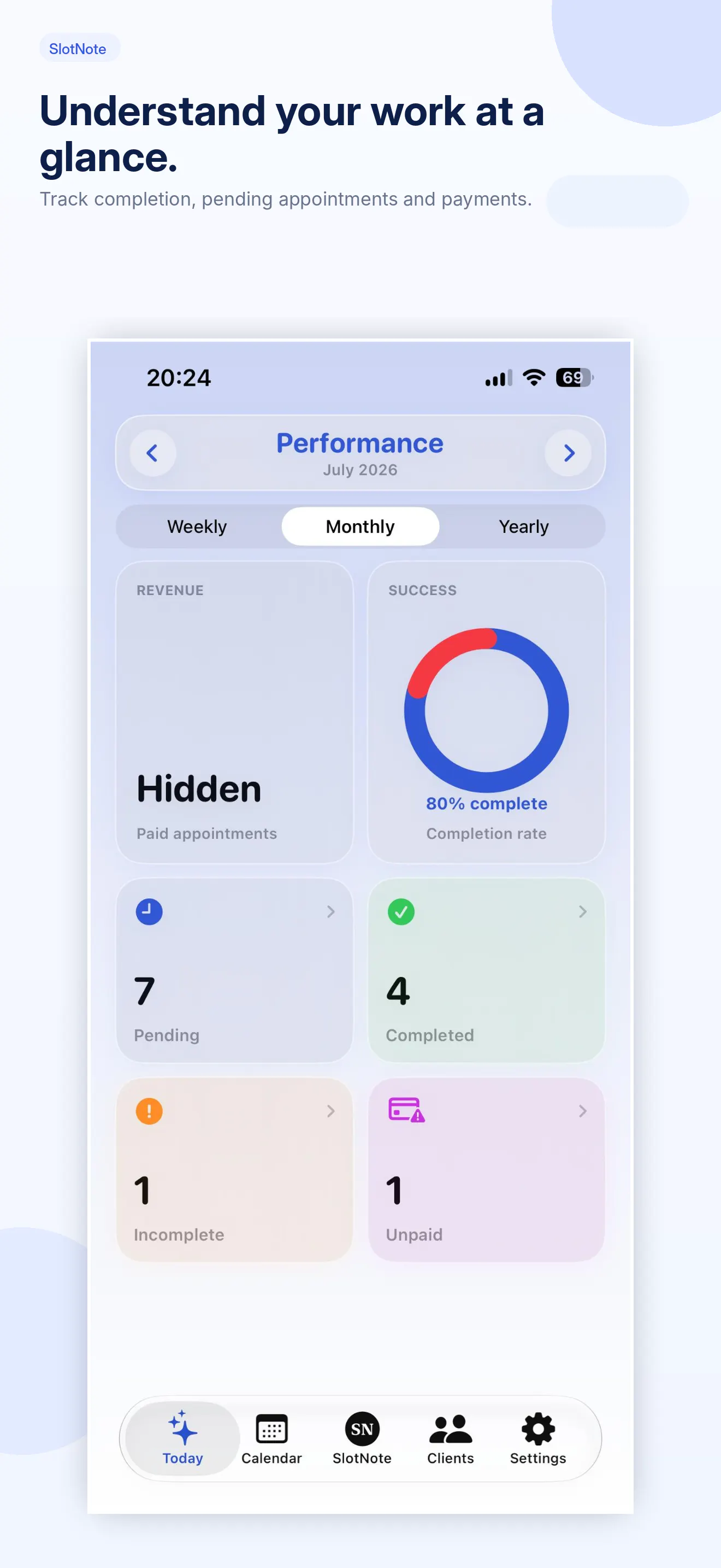 SlotNote: A smarter professional workday gallery image