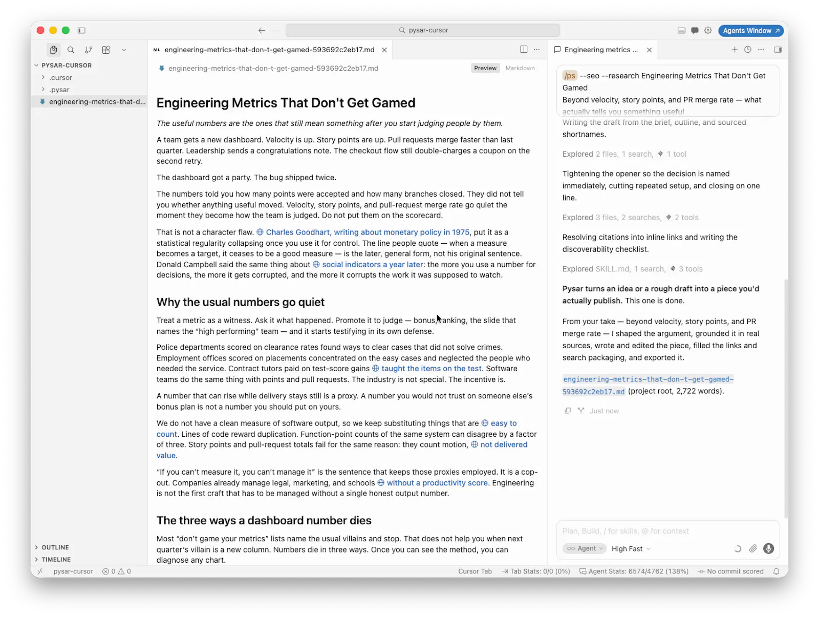 Pysar Writing Assistant screenshot 3