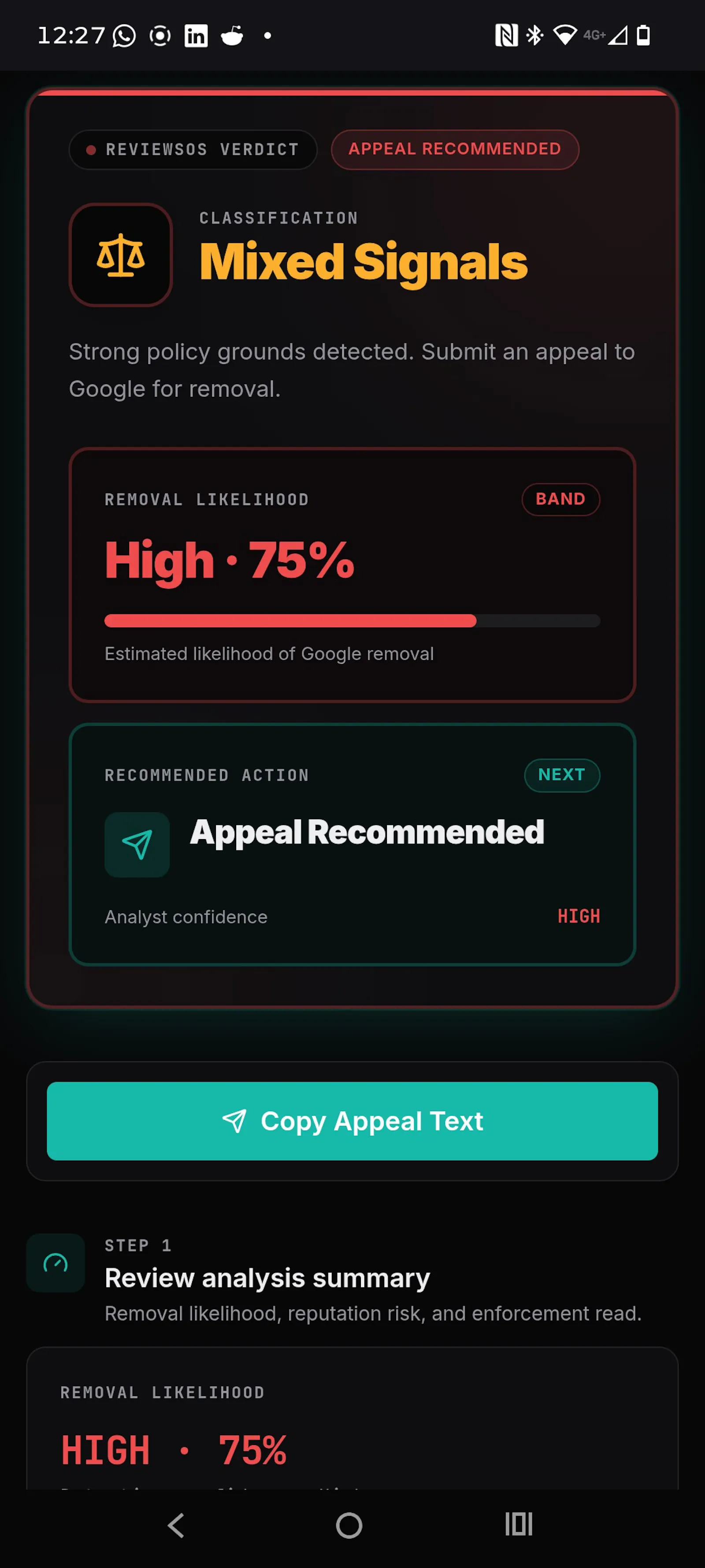 ReviewSOS screenshot 7