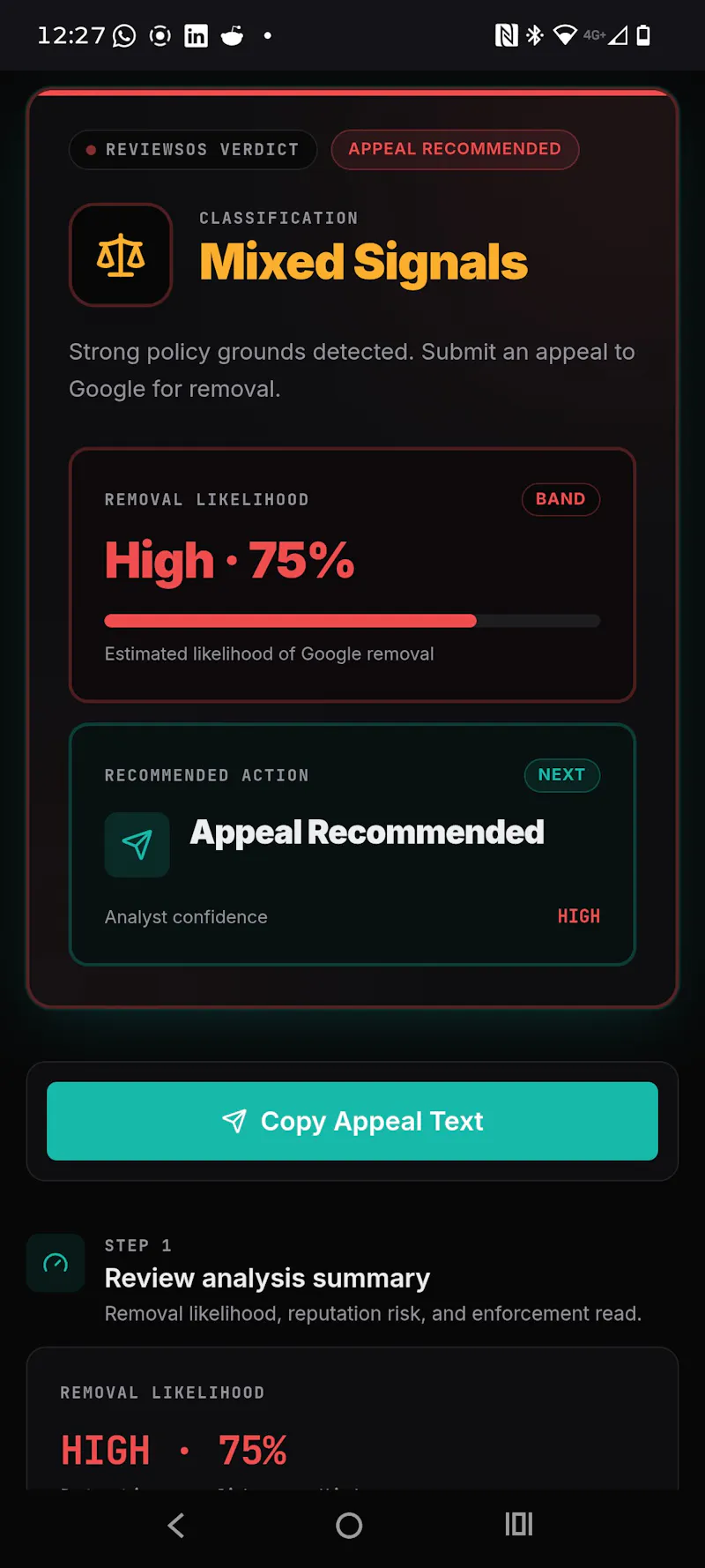 ReviewSOS screenshot 7