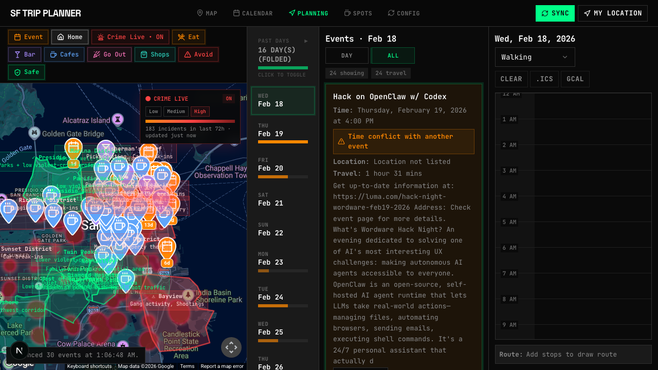SF Trip Planner - Screenshot 5 showing product features and functionality