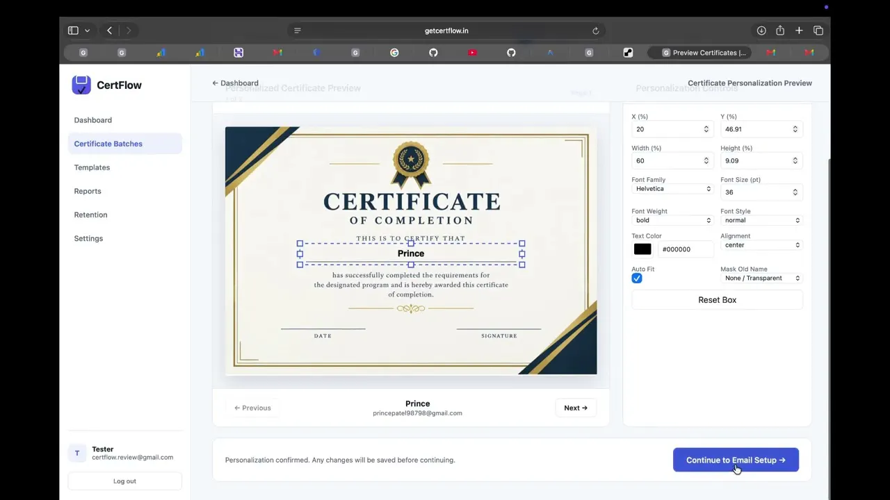 CertFlow gallery image