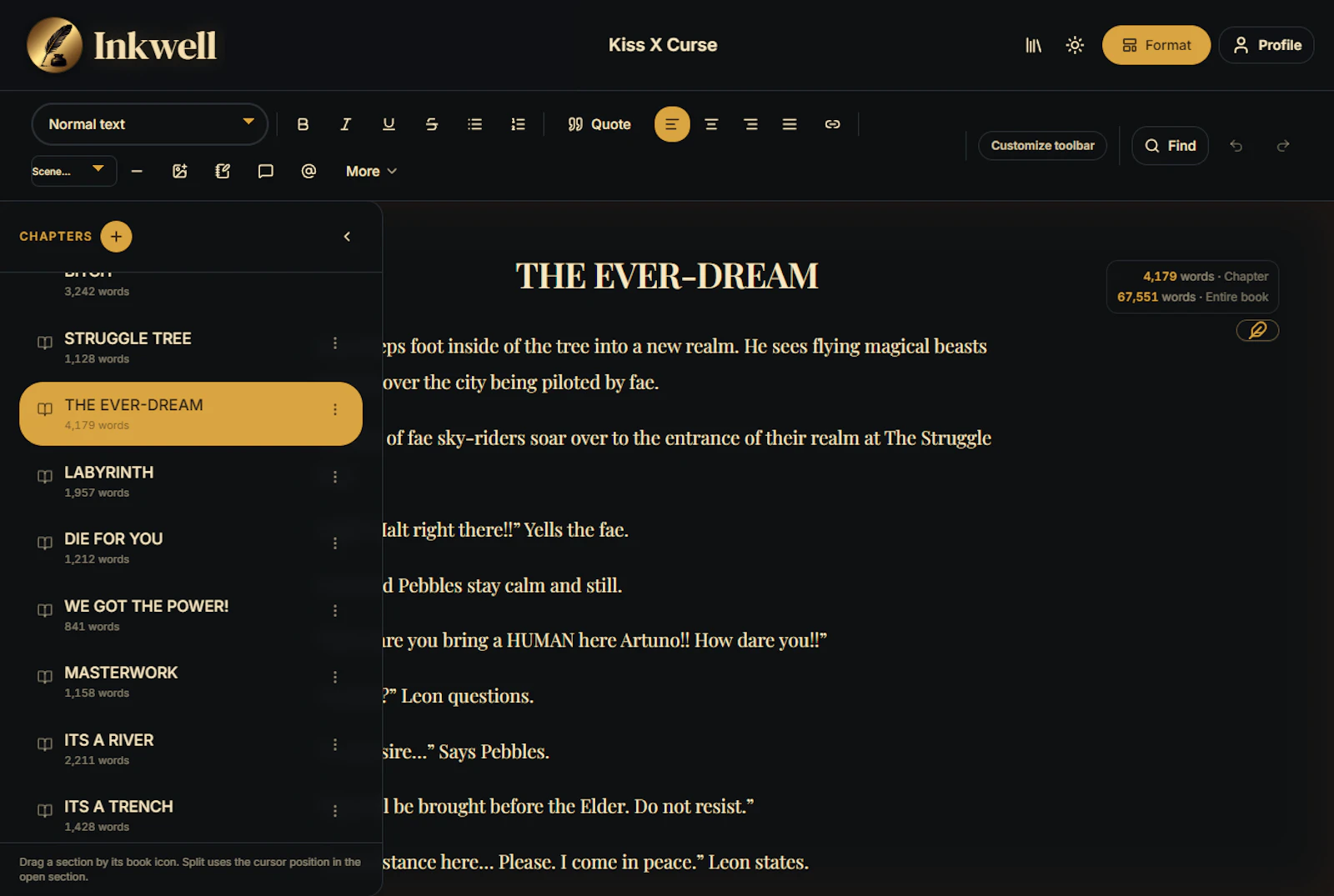 Inkwell screenshot 3