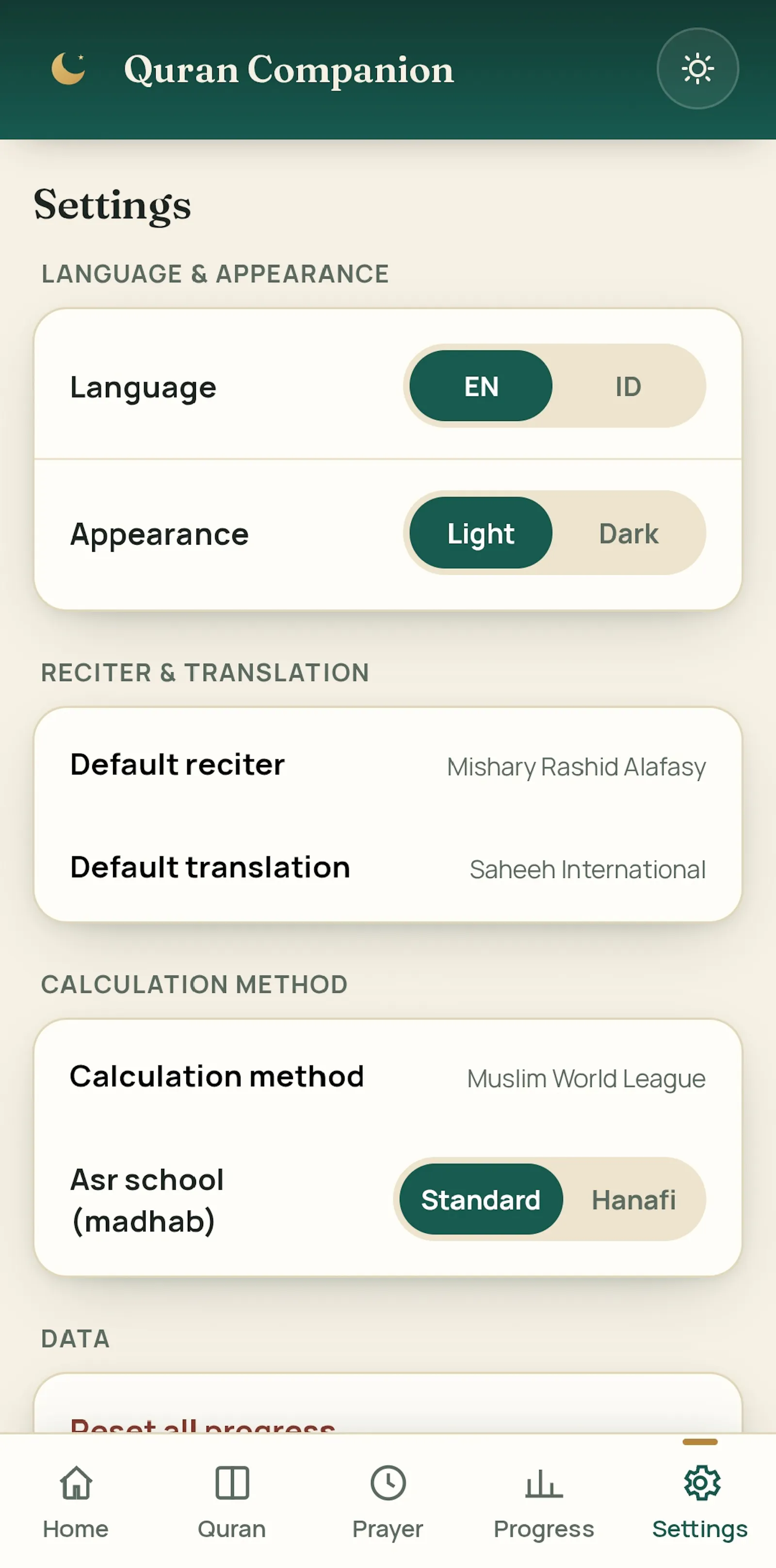 Quran Companion screenshot 3