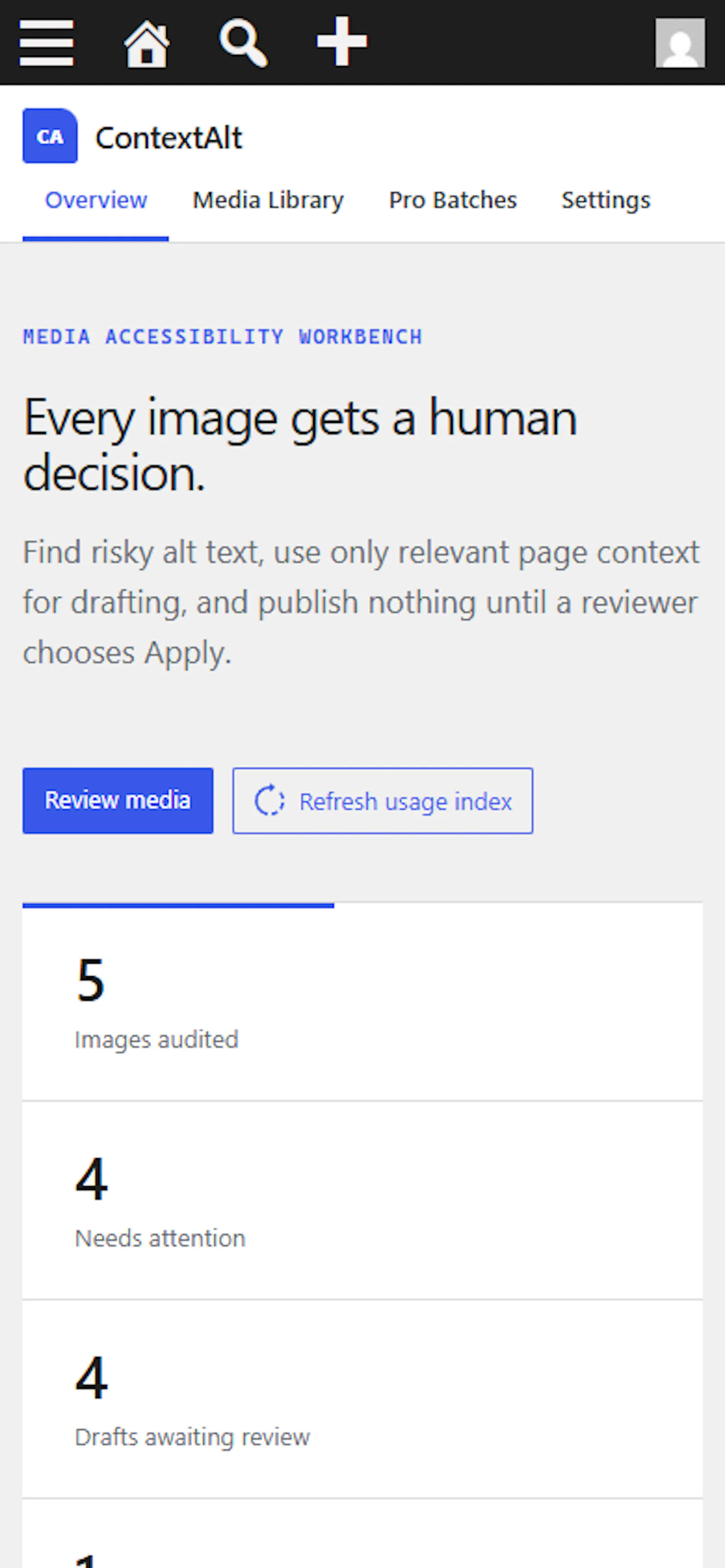 ContextAlt screenshot 1