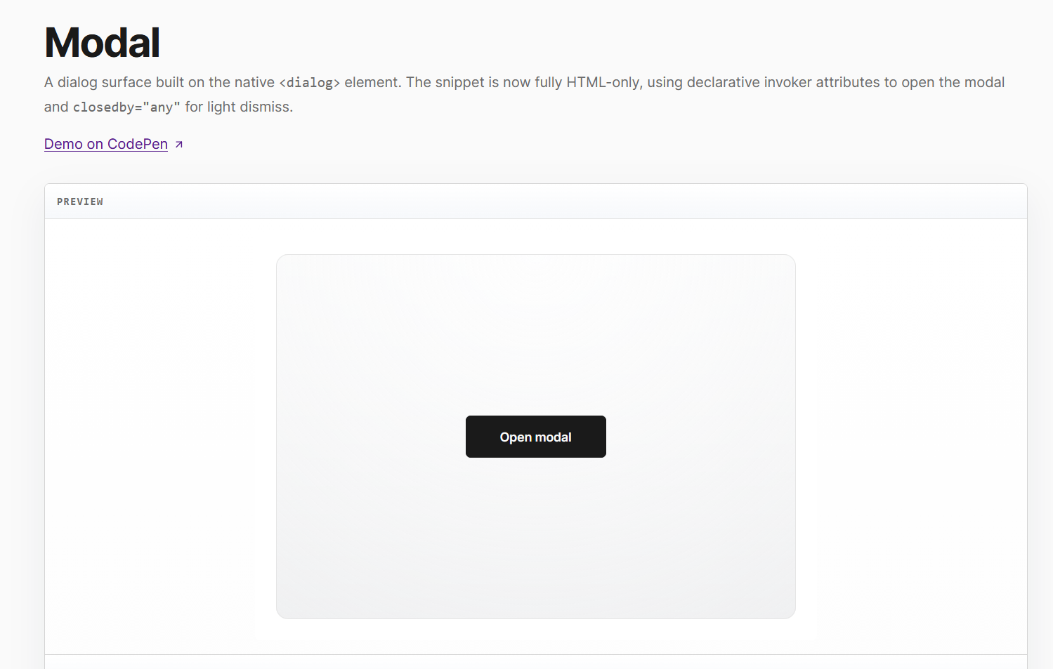 VUI Zero-dependency UI components media 5