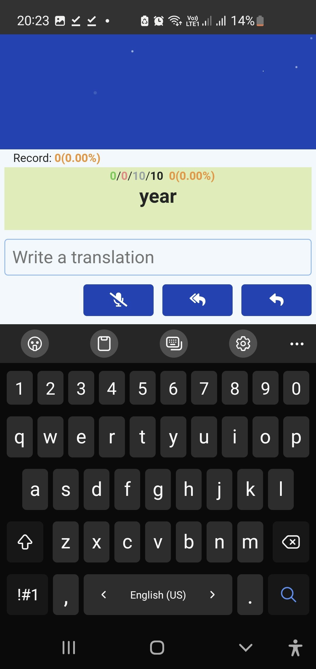 Lingüístico - Entrenador de vocabulario de idiomas extranjeros. media 24
