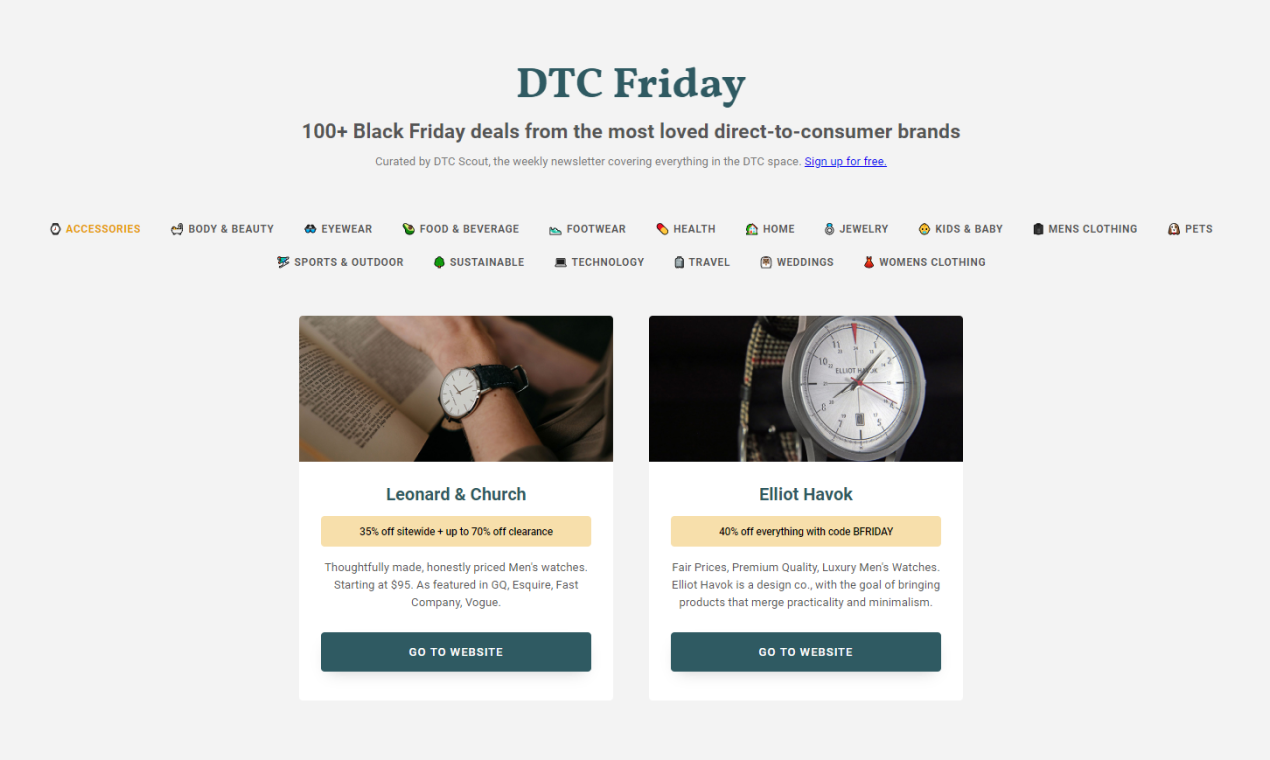 DTC Friday gallery image