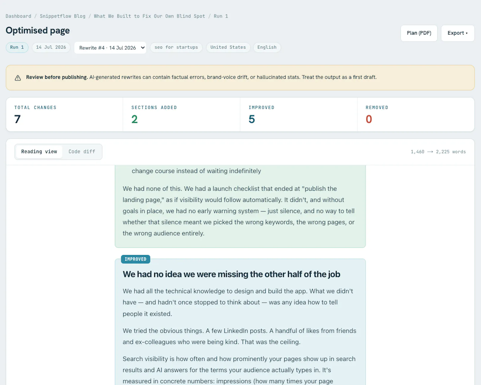 Snippetflow screenshot 5