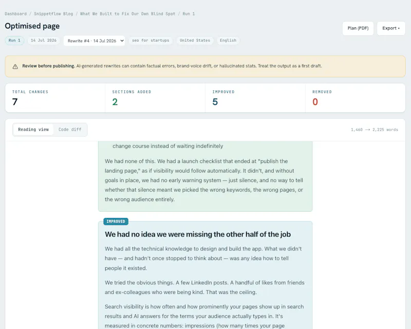 Snippetflow screenshot 5
