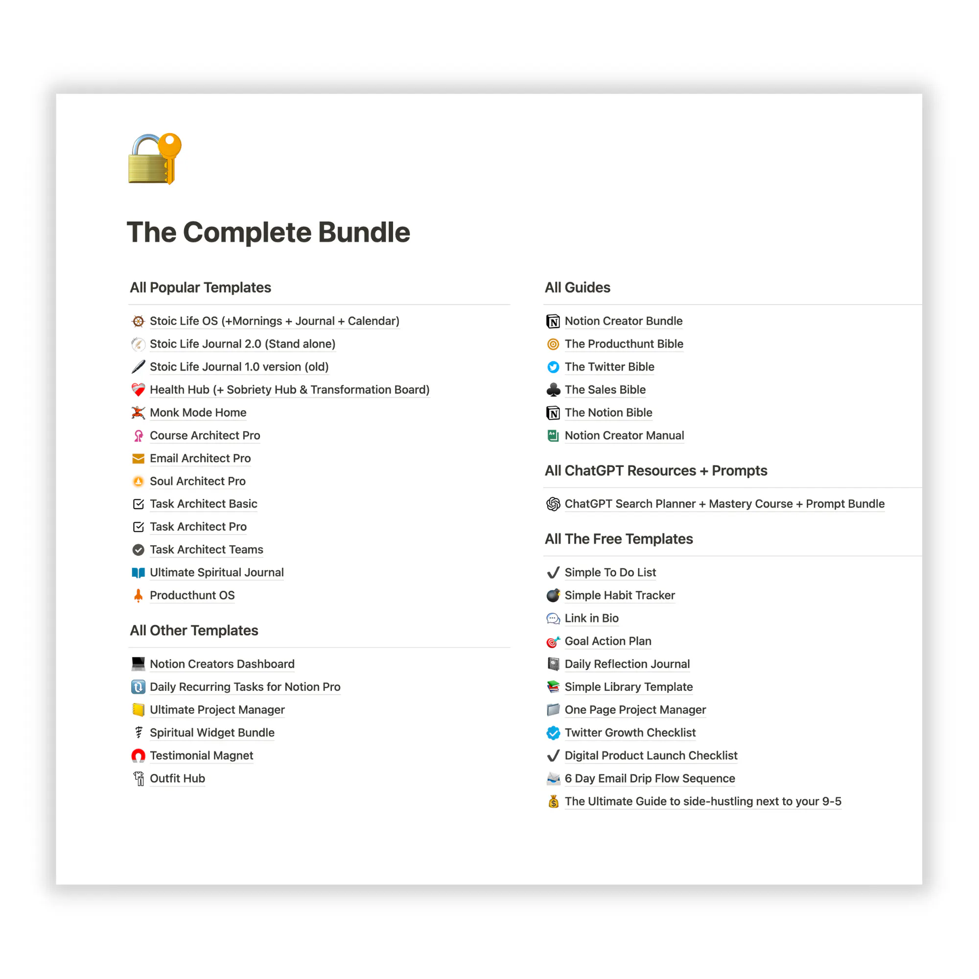 The Complete Notion Bundle gallery image