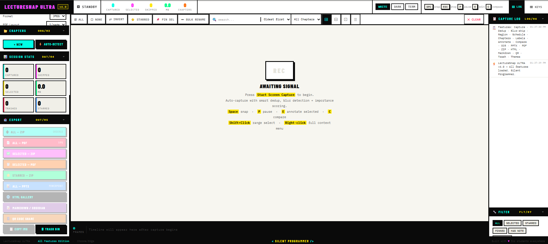 LectureSnap ULTRA — Silent Programmer gallery image