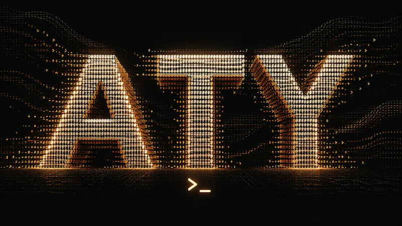 ATY native terminal/shell AI assistant screenshot 2
