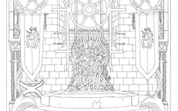 HBO's Game of Thrones Coloring Book media 2