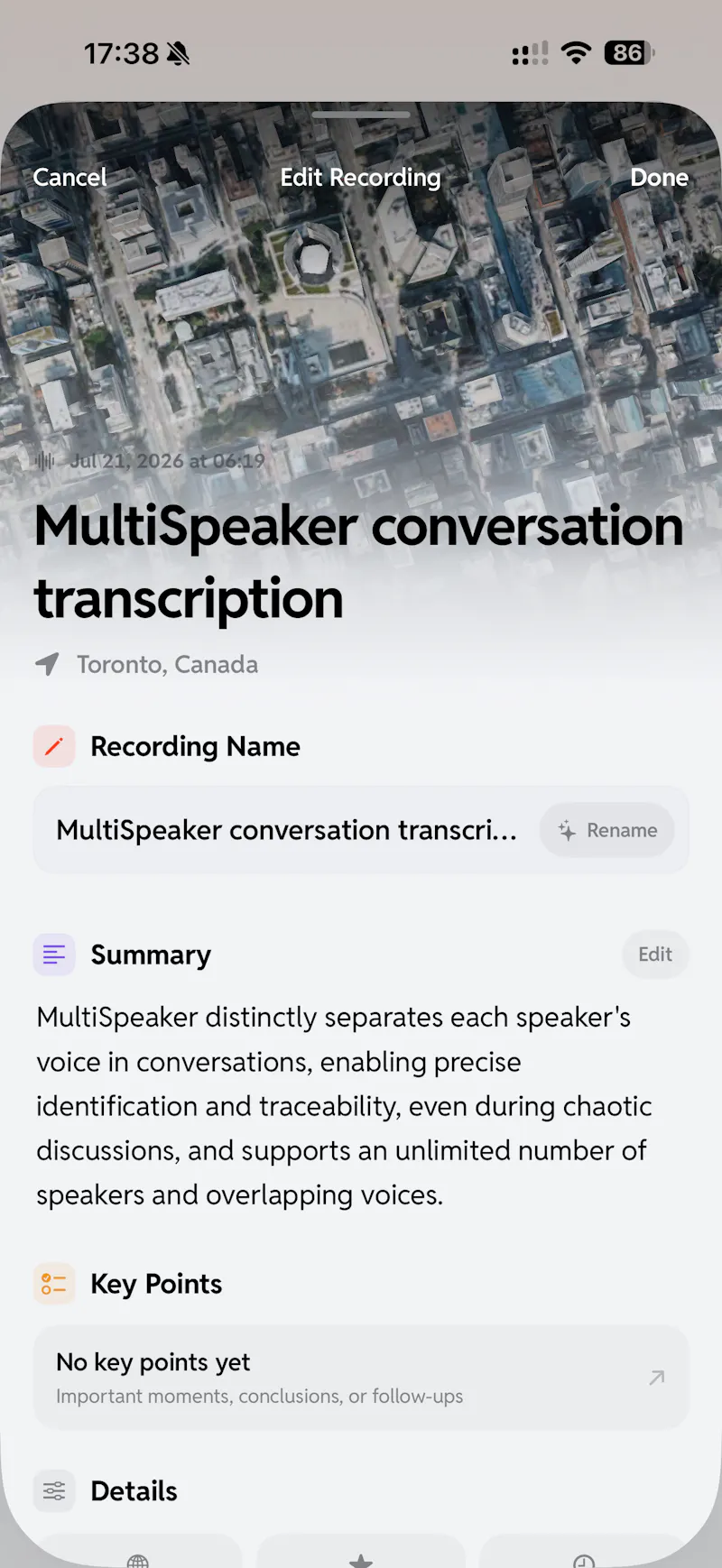 Live Transcriber screenshot 3