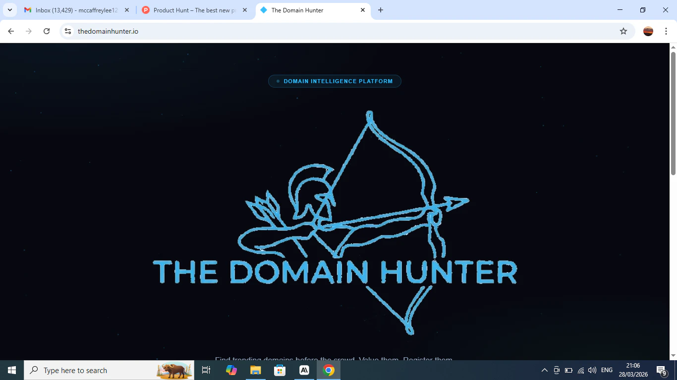 The Domain Hunter logo