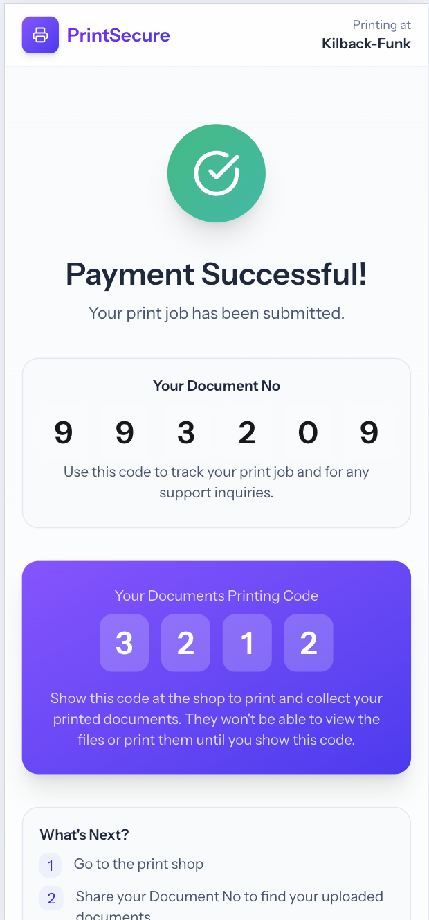 PrintSecure gallery image