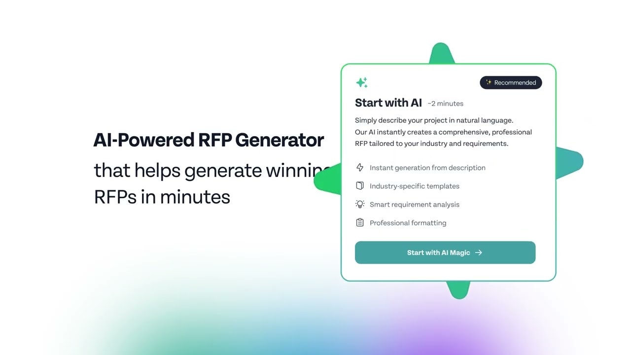 Free RFP Generator by SparrowGenie gallery image