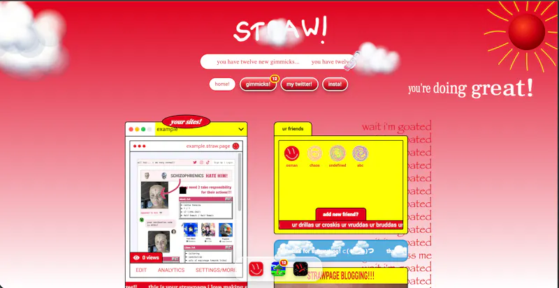 StrawPage V3 screenshot 1