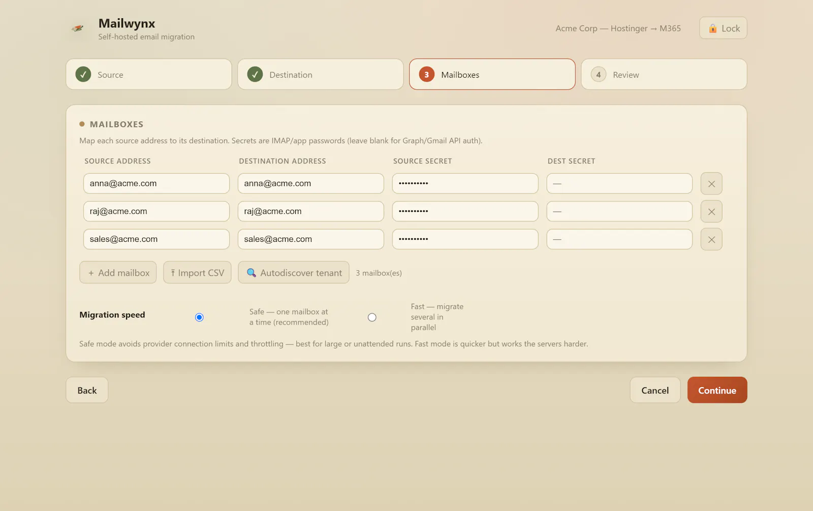 Mailwynx screenshot 5