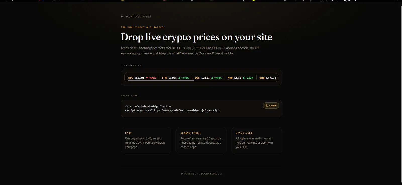CoinFeed screenshot 6