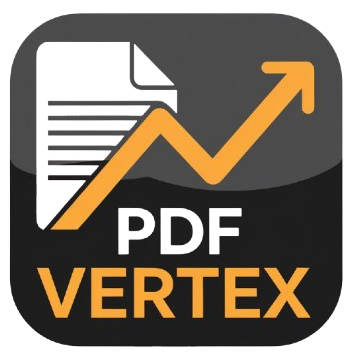 PDFVertex - Product Hunt launch logo and brand identity