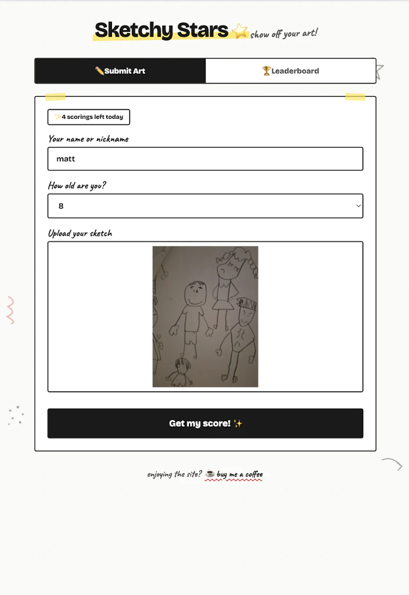 Sketchy Stars screenshot 1