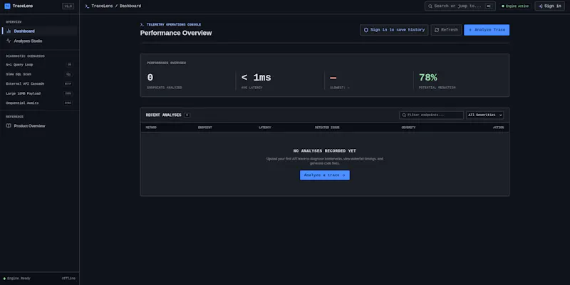 TraceLens screenshot 2