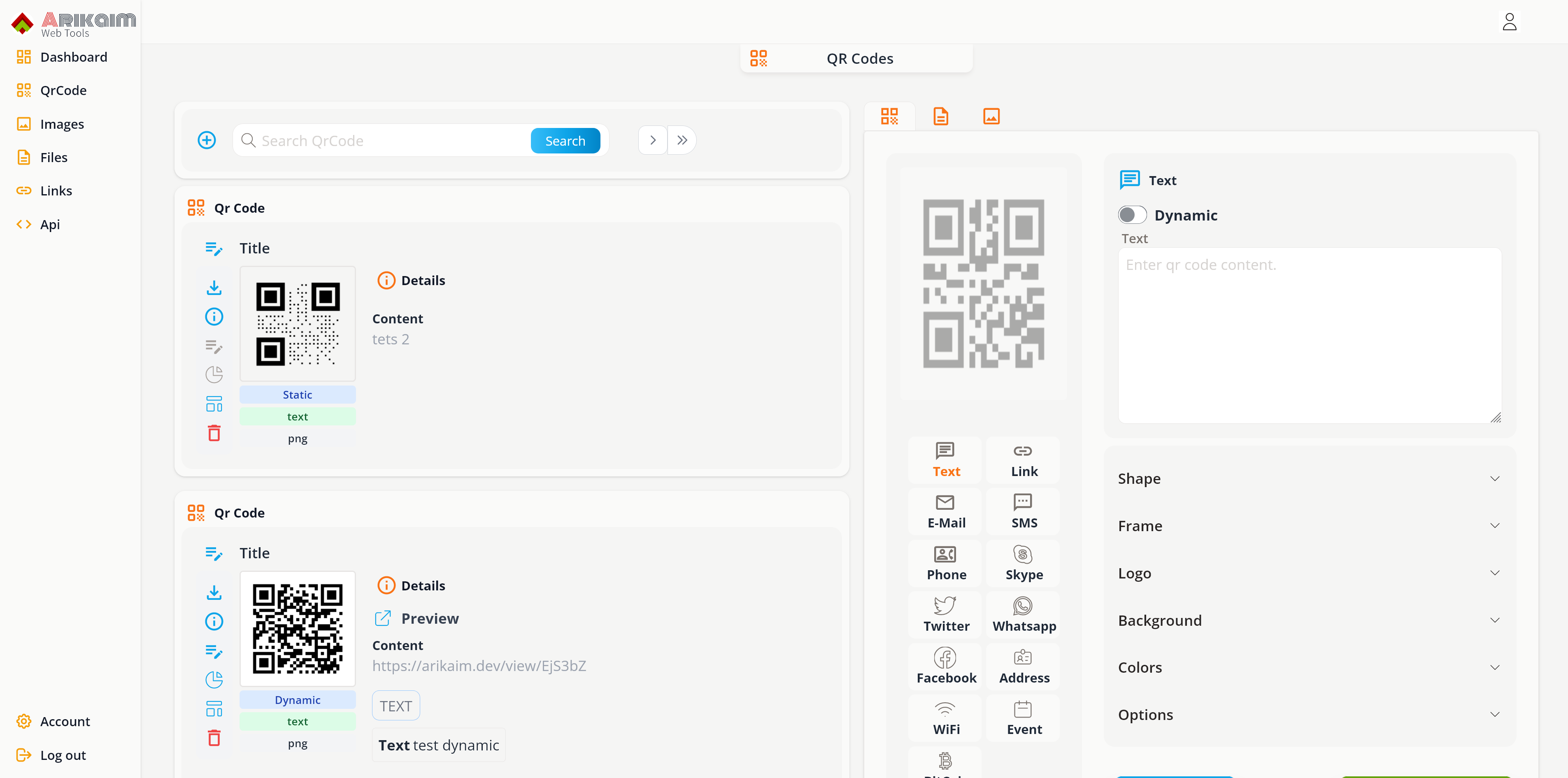 Arikaim Web Tools gallery image