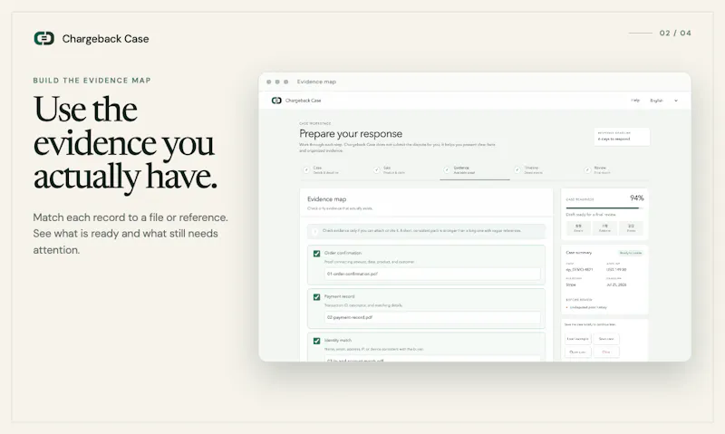 Chargeback Case screenshot 5