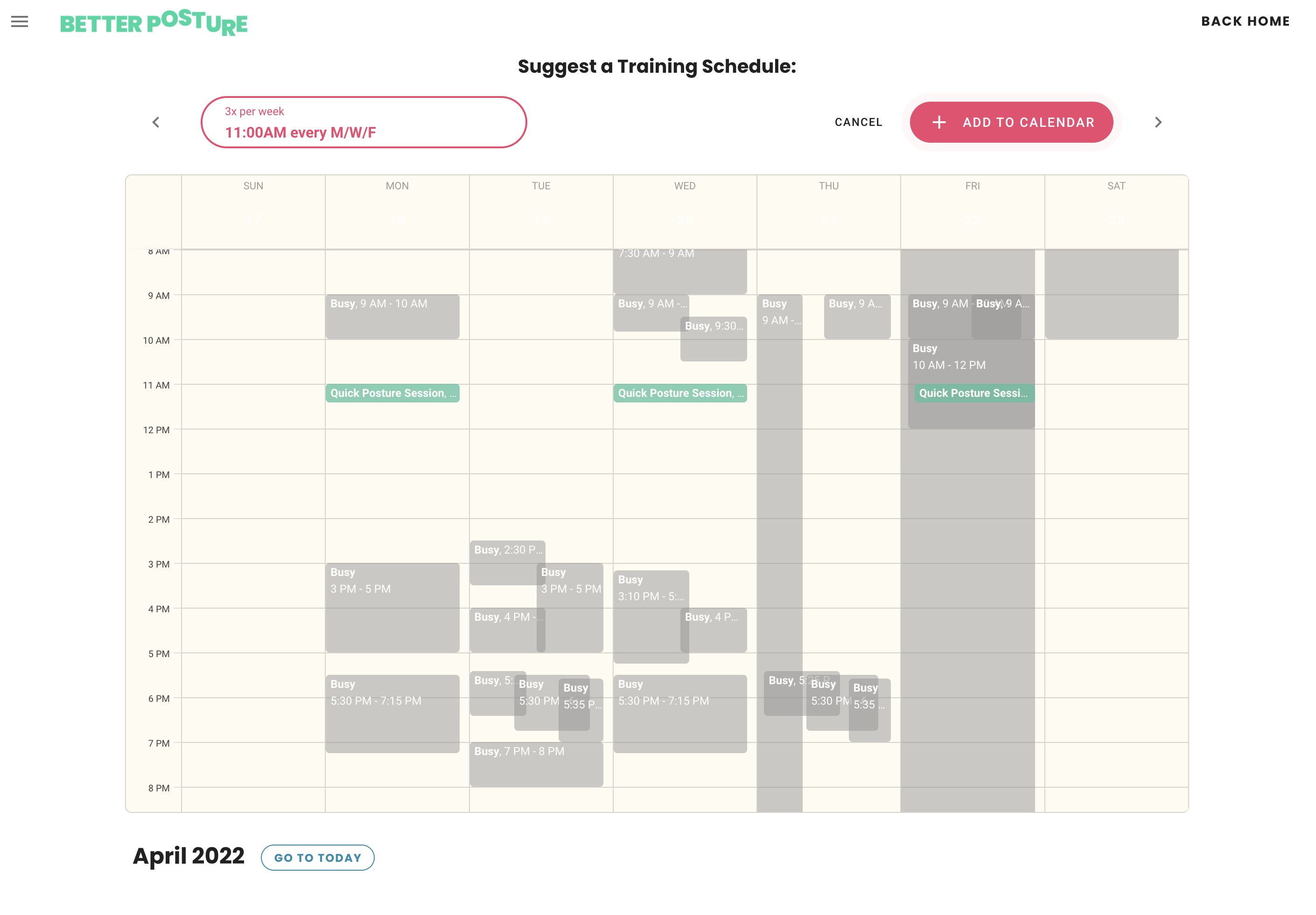 App for Better Posture gallery image