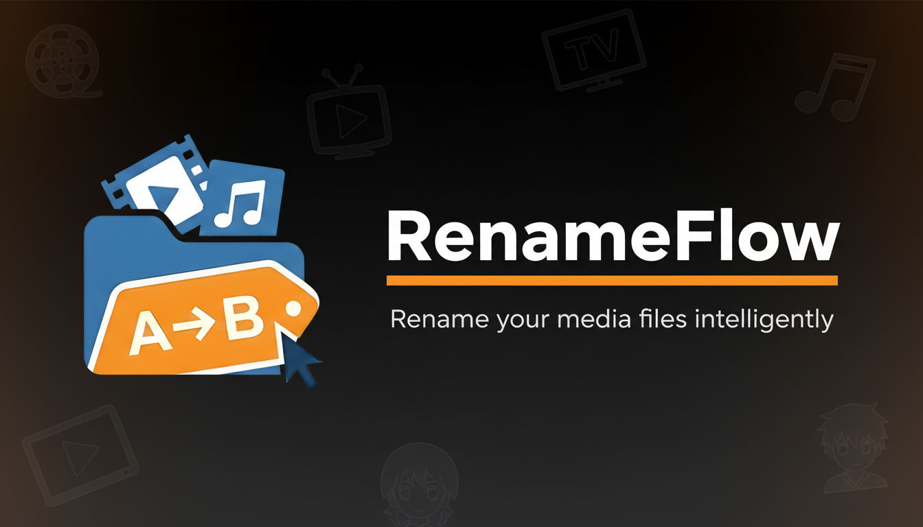 RenameFlow - Main product screenshot demonstrating key features and user interface