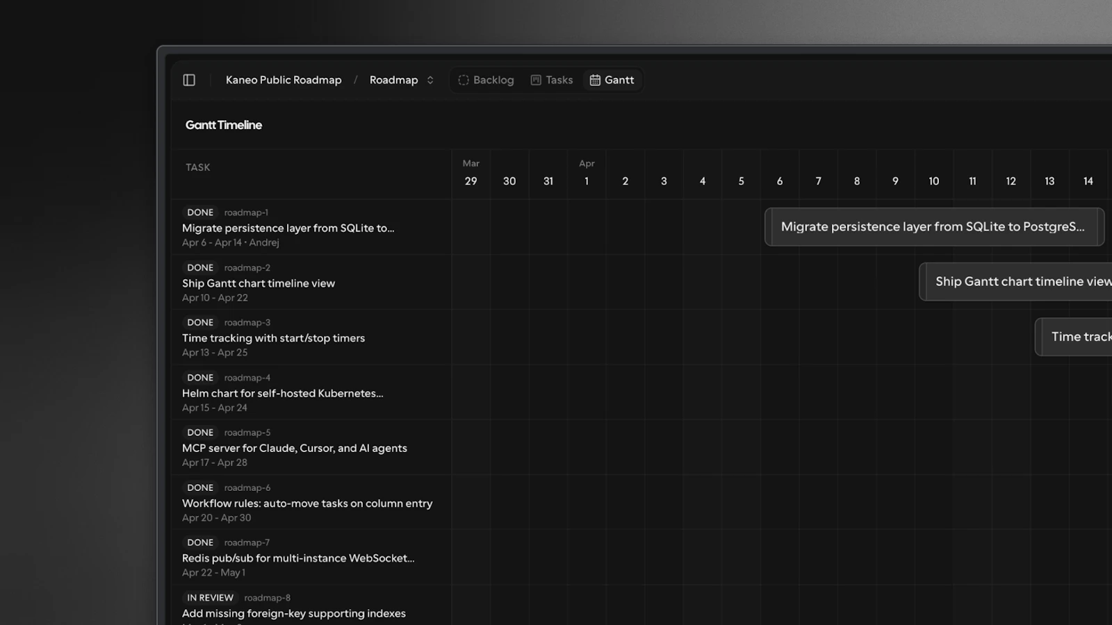 Kaneo screenshot 4