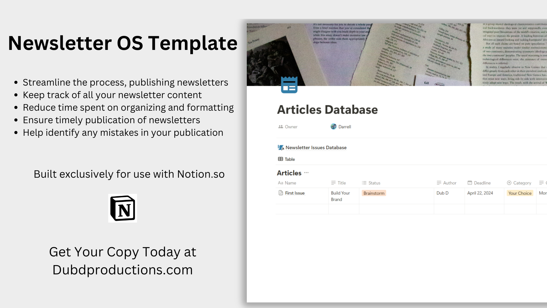 Media Template OS Newsletter 4