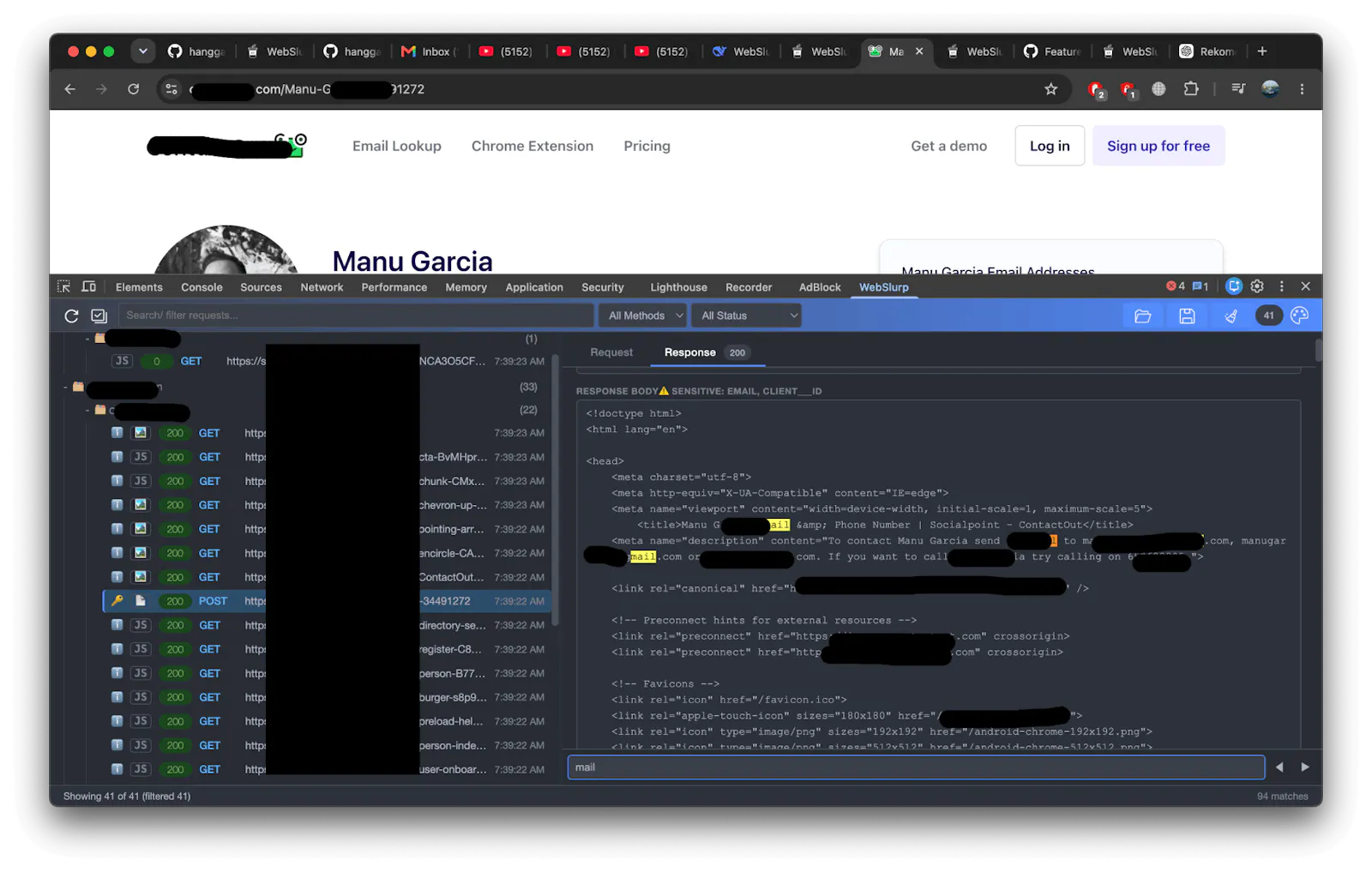 WebSlurp screenshot 3