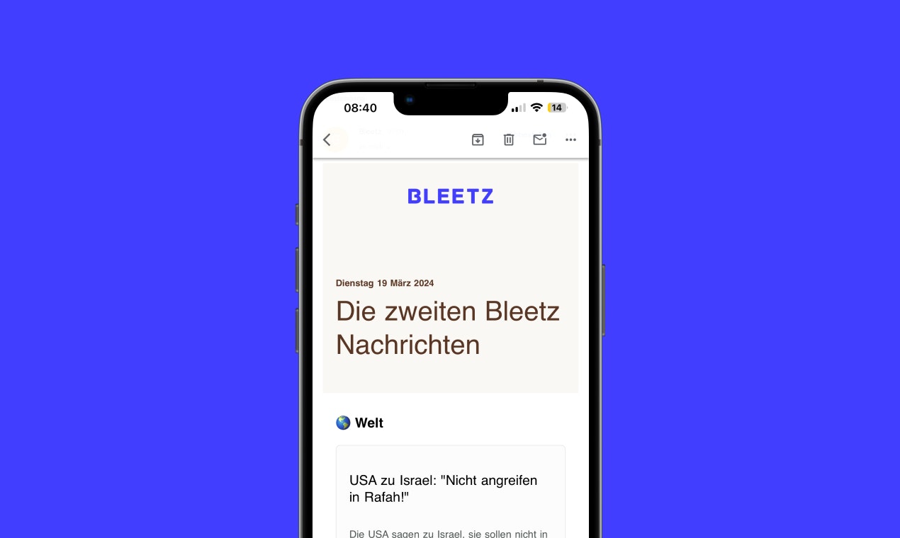 bleetz - Bite-sized daily news in German for german learners