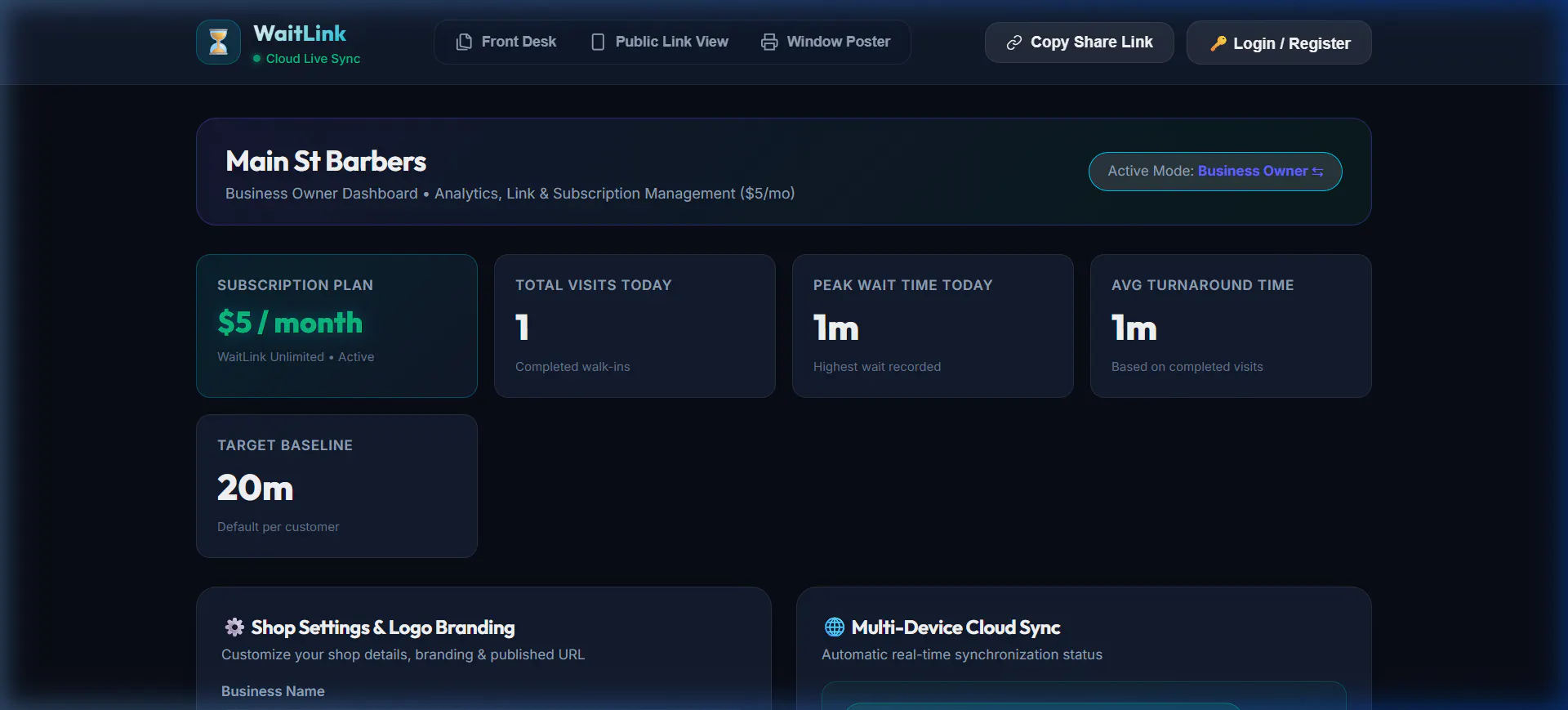 WaitLink — Live Walk gallery image
