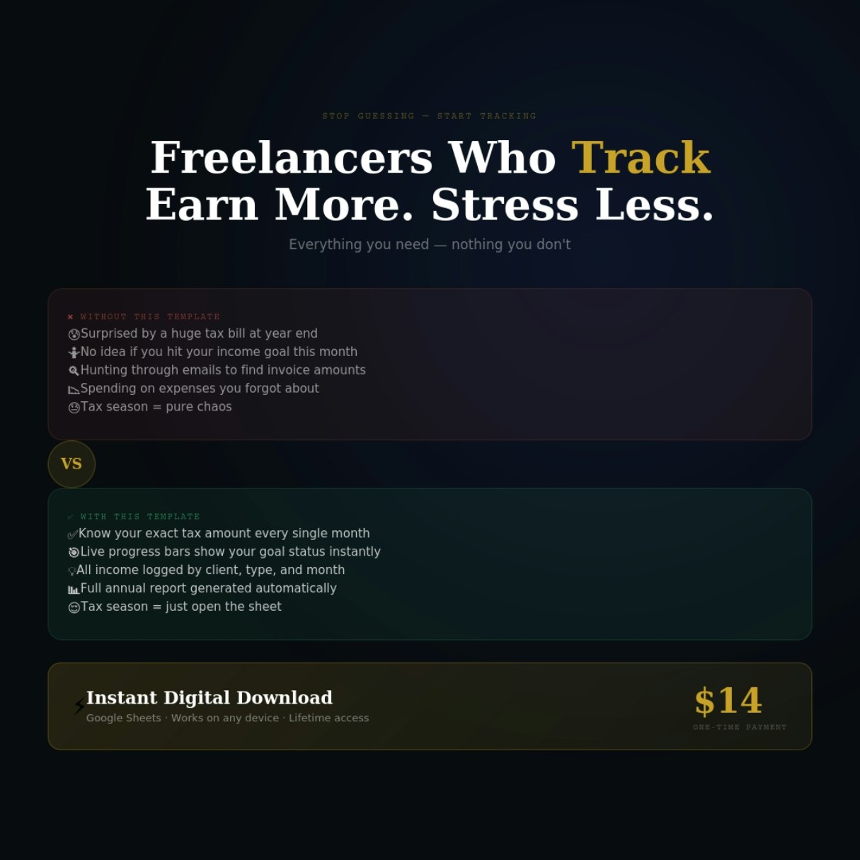 Self-Employed Income & Tax Tracker 2026 gallery image