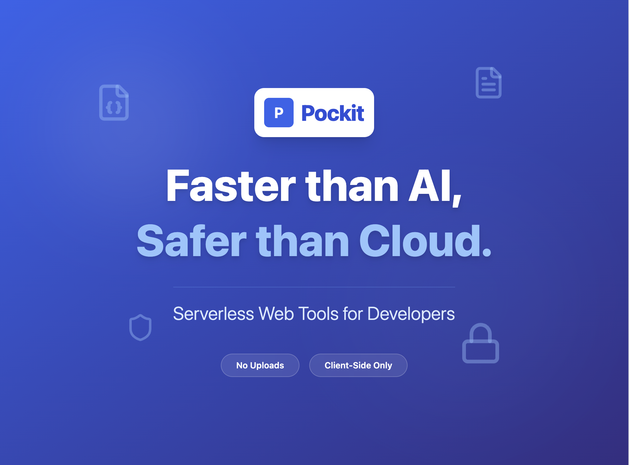 Pockit - Main product screenshot demonstrating key features and user interface