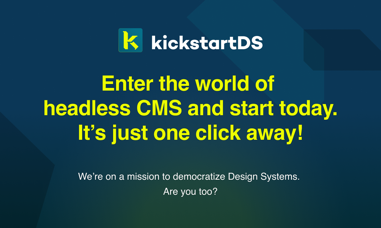 وسائط KickStartds مبتدئين CMS - أصبح توصيل نظام التصميم بـ CMS أسهل 7