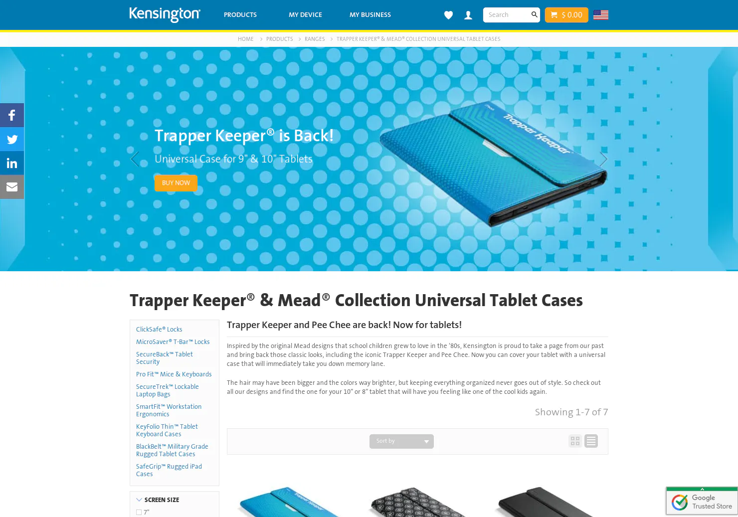 Trapper Keeper iPad case