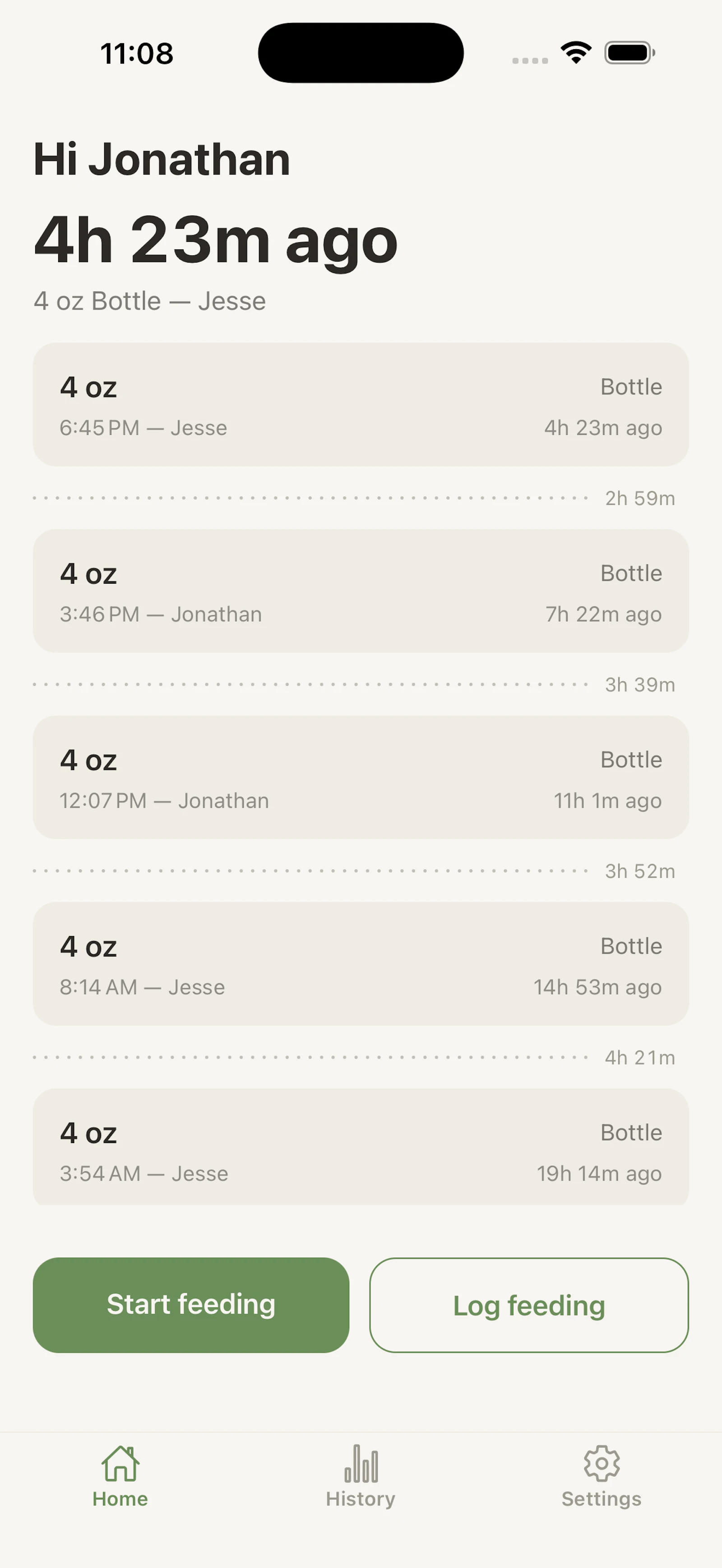 Bottle Factory — Feeding tracker for iOS screenshot 2