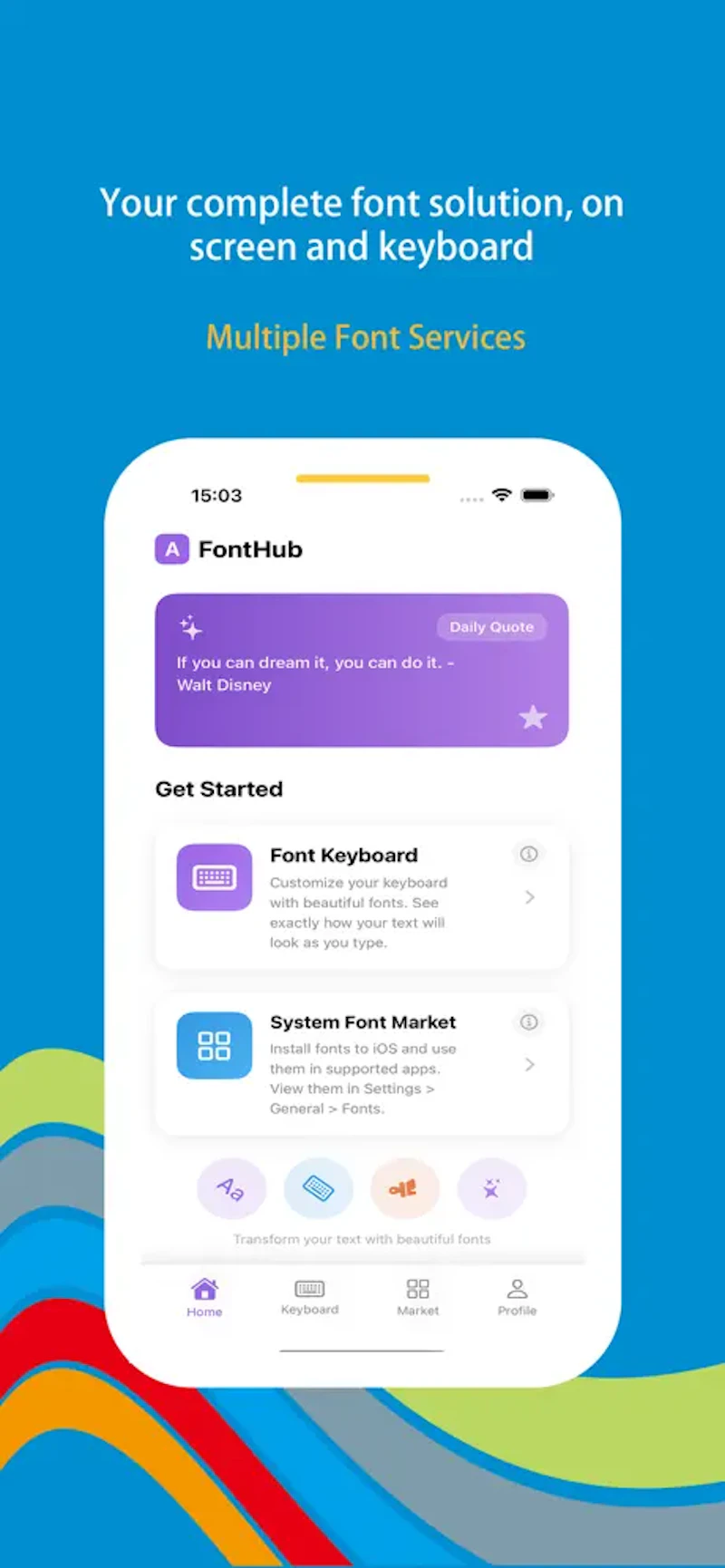 Wonder Font screenshot 1
