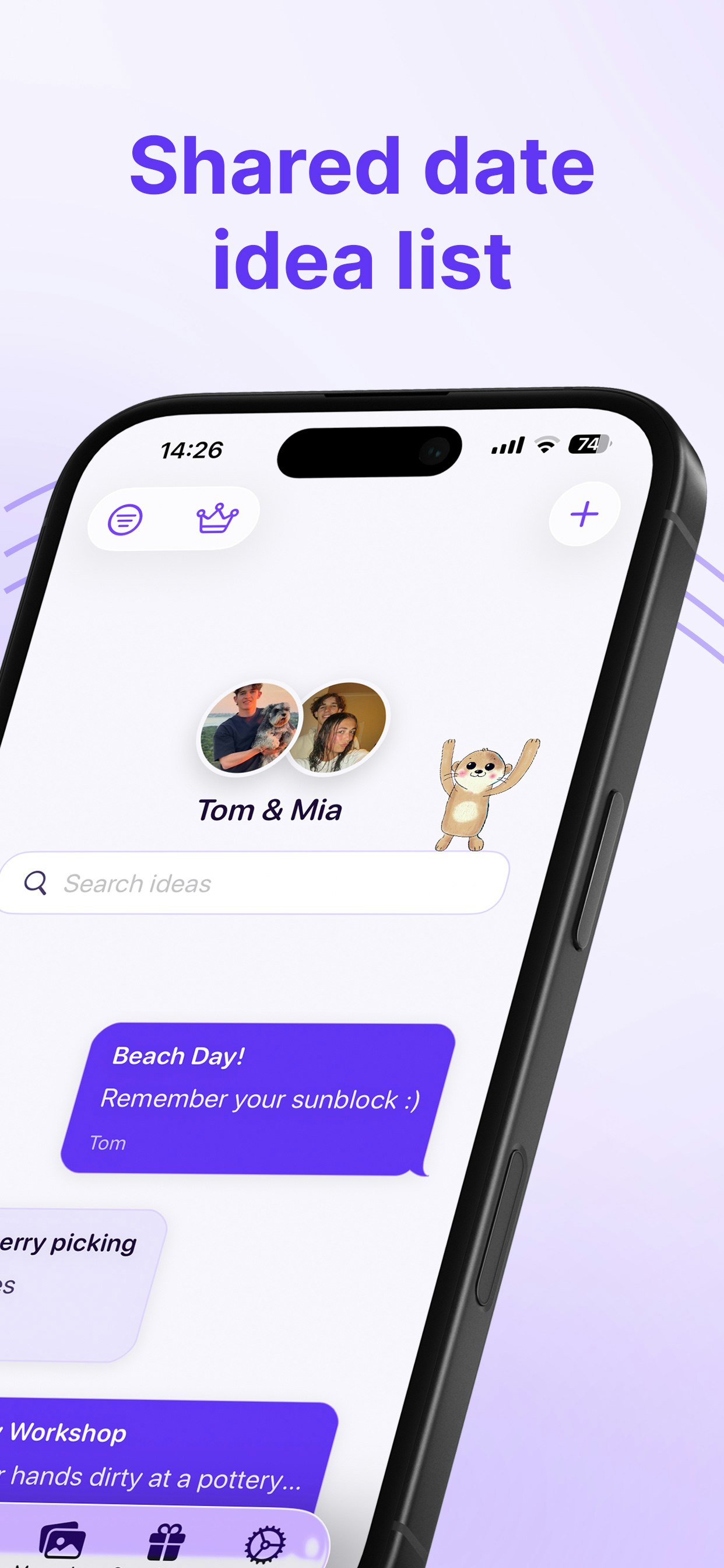 Twogether - Screenshot 2 showing product features and functionality