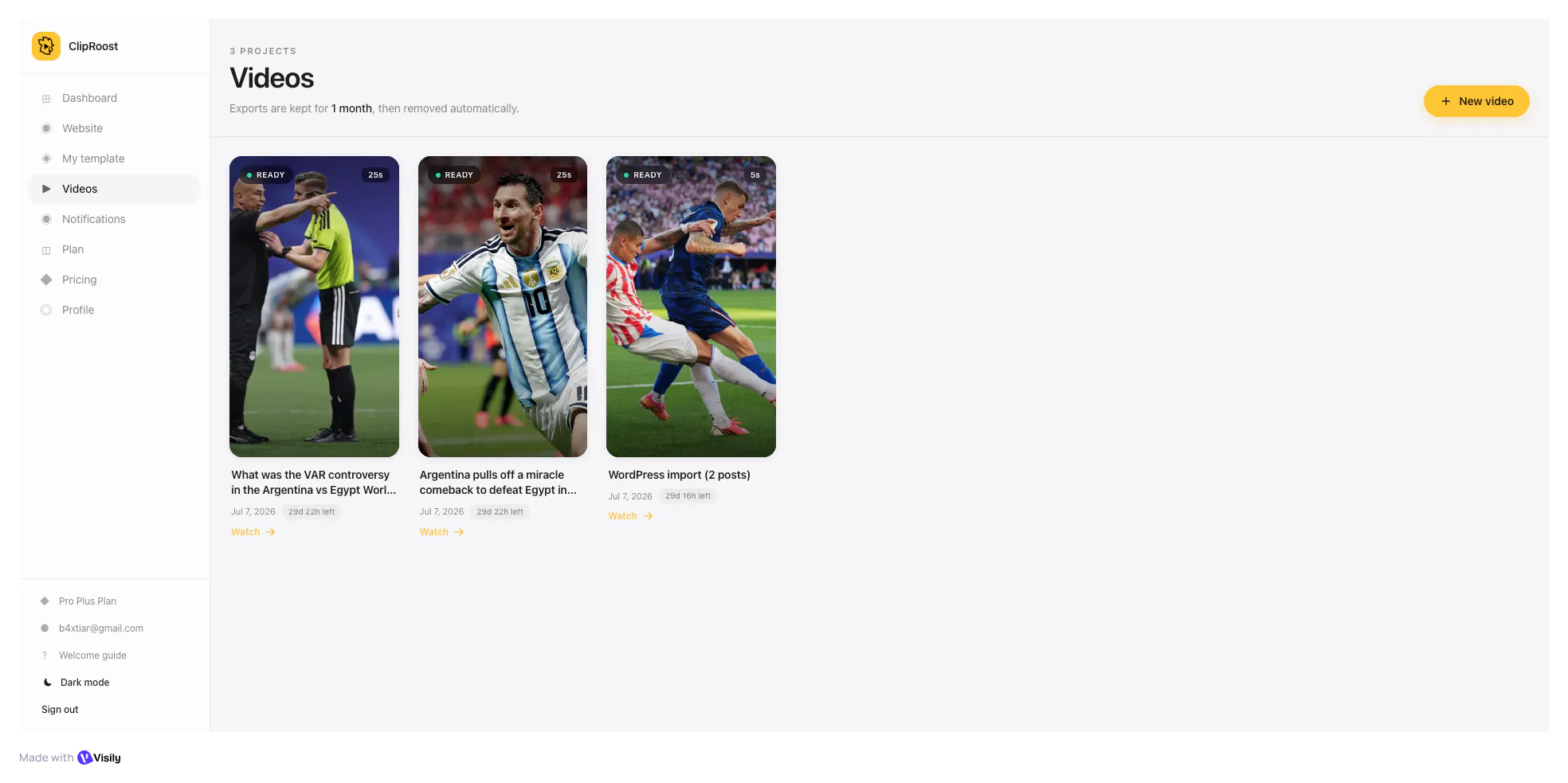 AI Turn Your Website Content into Videos gallery image