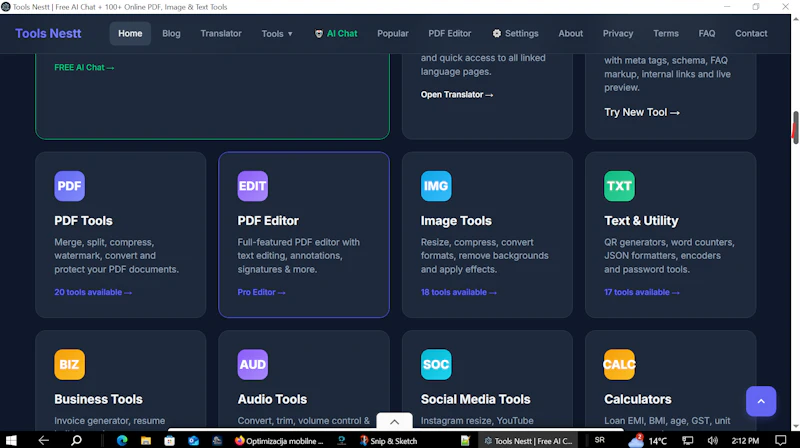 ToolsNestt screenshot 2