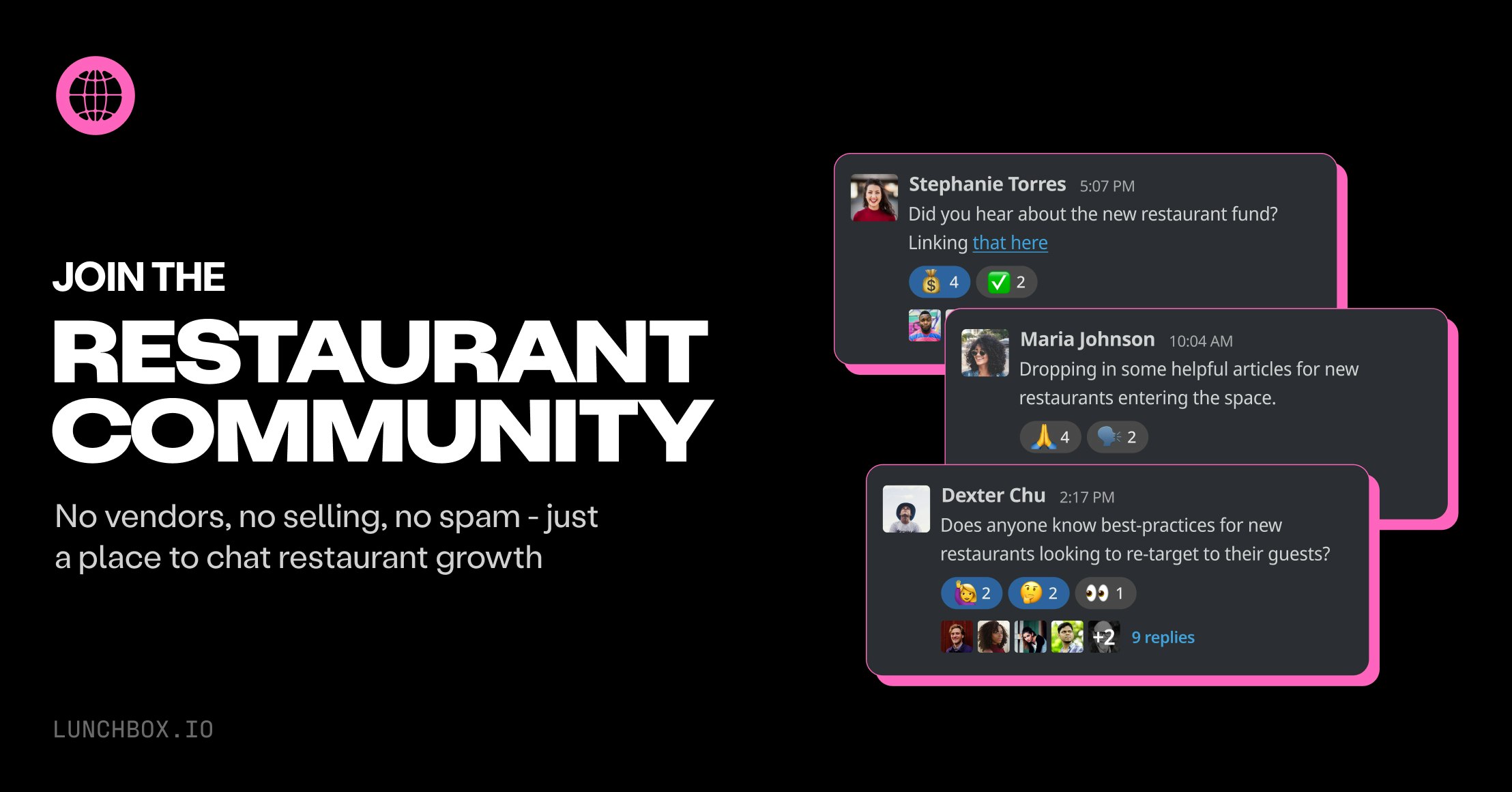 Comunidad de restaurantes media 1
