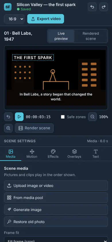SceneForge Studio gallery image